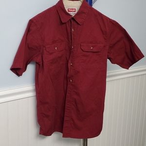 Wrangler button down shirt